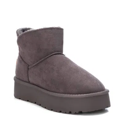 Xti Women's Suede Winter Boots In Grey