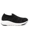 Xti Women's Technical Fabric Sneakers In Black In Black