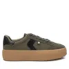Xti Women's Tele Sneakers In Khaki In Multi