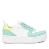 Xti Women's Trainer Sneakers In Aqua In Green