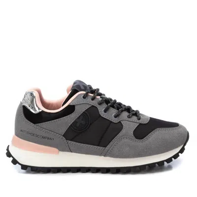 Xti Women's Trainer Sneakers In Black In Gray