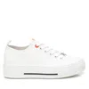 Xti Women's Urban Style Canvas Platform Sneakers Refresh By  In White