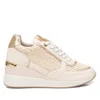 Xti Women's Wedge Braided Sneakers By  In Beige
