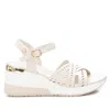 Xti Women's Wedge Cross Strap Sandals By _ In Beige
