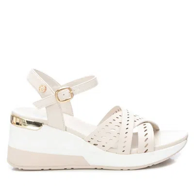 Xti Women's Wedge Cross Strap Sandals By _ In Beige