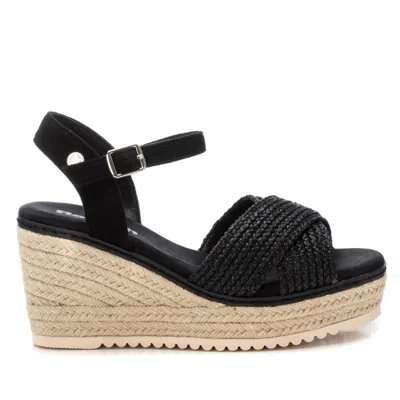 Xti Women's Wedge Espadrille Sandals Refresh By  In Black