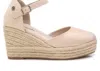 Xti Women's Wedge Espadrilles Sandal In Beige In Beige