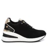 Xti Women's Trainer Sneakers In Black In Black
