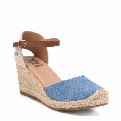 Xti Women's Wedge Sandal In Jeans In Multi