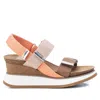 Xti Women's Wedge Sandals In Coral In Pink