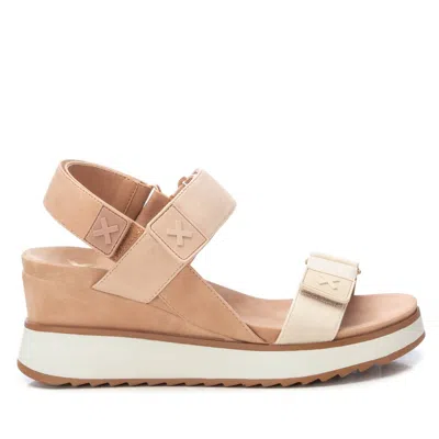 Xti Women's Wedge Sandals In Beige In Grey