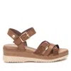 Xti Women's Wedge Sandals In Taupe In Grey
