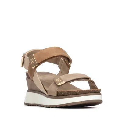 Xti Women's Wedge Sandals In Beige In Brown