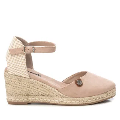 Xti Women's Wedge Sandals In Beige In Pink