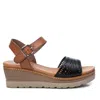 Xti Women's Wedge Sandals In Black In Black