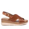 Xti Women's Wedge Sandals In Camel In Brown