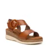 Xti Women's Wedge Sandals In Camel In Brown