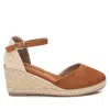 Xti Women's Wedge Sandals In Camel In Brown