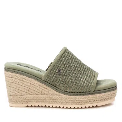 Xti Women's Wedge Sandals In Dark Green