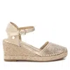 Xti Women's Wedge Sandals In Gold In Gold