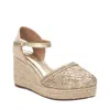 Xti Women's Wedge Sandals In Gold In Gold