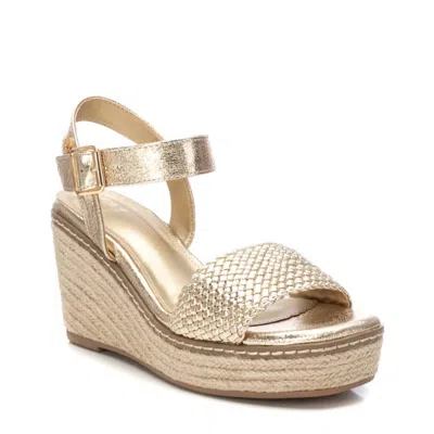Xti Women's Wedge Sandals In Gold In Multi