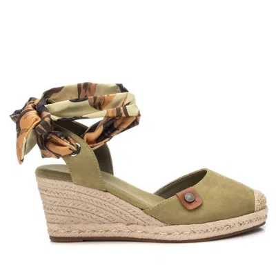 Xti Women's Wedge Sandals In Kakhi In Multi