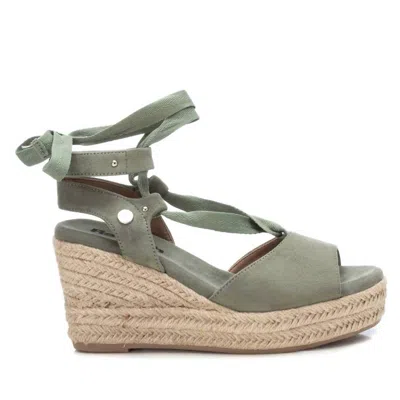 Xti Women's Wedge Sandals In Kakhi In Multi