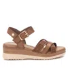 Xti Women's Wedge Sandals In Taupe In Grey