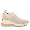 Xti Women's Wedge Sneakers In Beige In Beige
