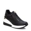 Xti Women's Wedge Braided Sneakers By  In Black