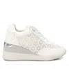 Xti Women's Wedge Sneakers By  In White