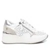 Xti Women's Wedge Sneakers By  In White