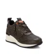 Xti Women's Wedge Sneakers In Khaki In Multi