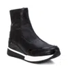 Xti Women's Wedge Sport Booties In Black In Black