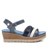 Xti Women's Wedge Sandals In Jeans In Blue
