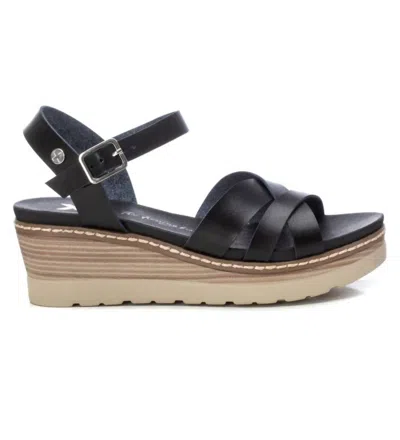Xti Women's Wedge Strappy Sandals In Black