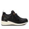Xti Women's Wedge Sneakers In Khaki In Black