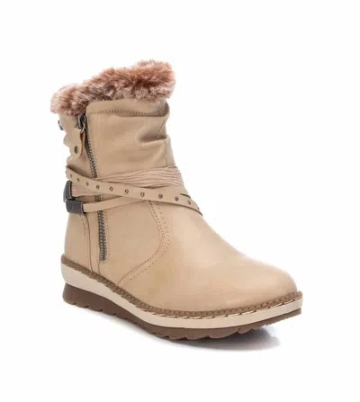 Xti Women's Winter Booties In Beige In Brown