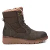 Xti Women's Winter Booties In Khaki In Green