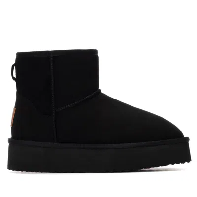 Xti Women's Winter Suede Booties By  In Black