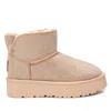 Xti Women's Winter Suede Booties In Beige In Beige