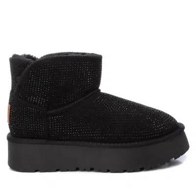 Xti Women's Winter Suede Booties In Black
