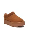 Xti Women's Winter Suede Clogs In Camel In Brown