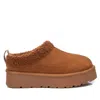 Xti Women's Winter Suede Clogs In Camel In Brown