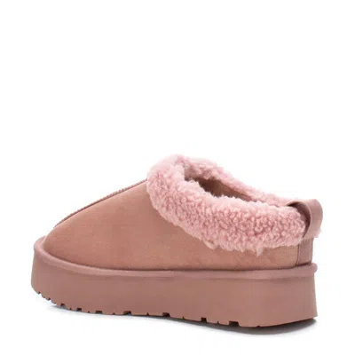 Xti Women's Winter Suede Slippers 142185, Black In Pink