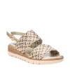 Xti Women's Woven Sandals In Gold In Gold