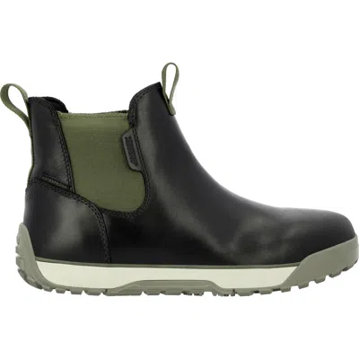 Xtratuf Men's Adb Leather Ankle Deck Boot Leather Men In Pirate M In Black