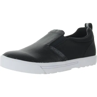 Xtratuf Mens Slip Resistant Textured Slip-on Shoes In Black