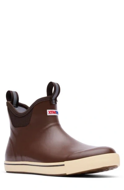 Xtratuf Waterproof Ankle Deck Boot In Brown
